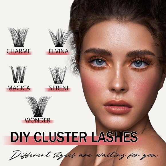 160 Pcs Individual Lashes Eyelash Lash Clusters Mayhug DIY Eyelash Extensions - Picture 3 of 8